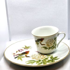 Chinese garden by Shafford cup and saucer set